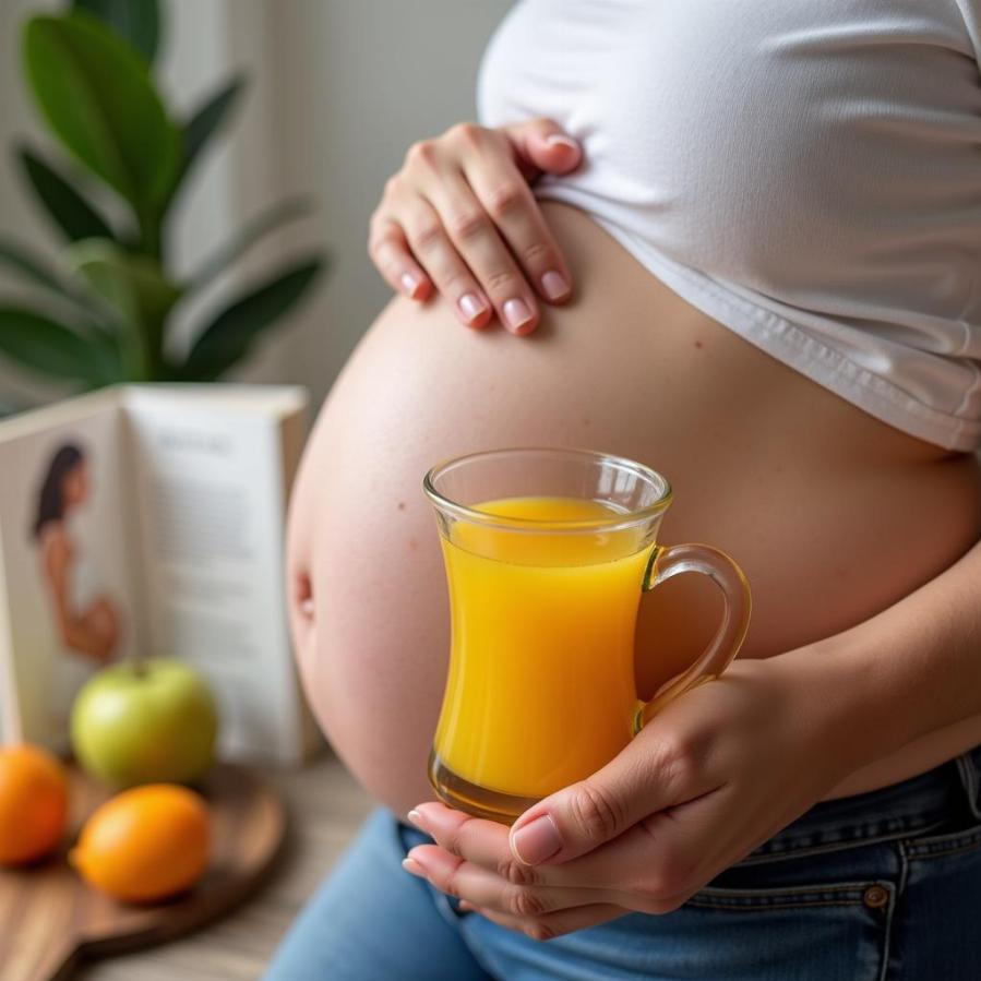 Bà bầu 3 tháng đầu uống nghệ mật ong